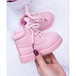 FRROCK Children's Insulated Trappers Boots Powder Pink Dexter 2 FRROCK Children's Insulated Trappers Boots Powder Pink Dexter 2