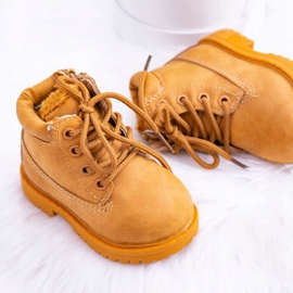 FRROCK Children's Warm Trappers Boots Camel Dexter brown 2