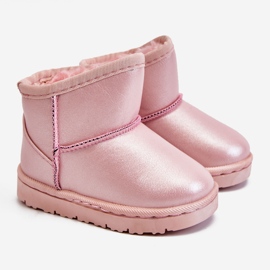 FRROCK Warm Children's Pink Scooby Snow Boots 1