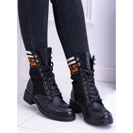 Women's Black Herse Sock Boots 2