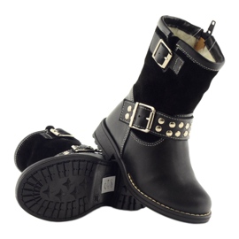 Black girls boots Ren But 3205 3