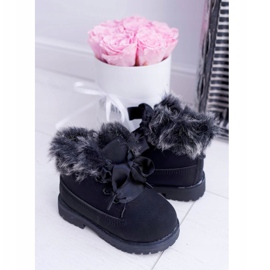 FRROCK Children's Black Warm Boots Fobos 2
