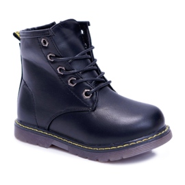 Children's Boots Warmed With Fur Black Ferrero Trappers 1