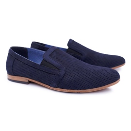 Navy Blue Men's Slip-On Loafers Bednarek Munero 1 Navy Blue Men's Slip-On Loafers Bednarek Munero 1