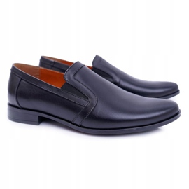 Bednarek Polish Shoes Men's Brogues Bednarek Leather Black Trocky 1