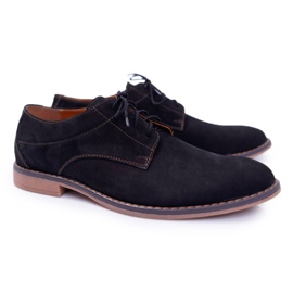 Bednarek Polish Shoes Men's Brogues Bednarek Nubuck Black Atletos 1