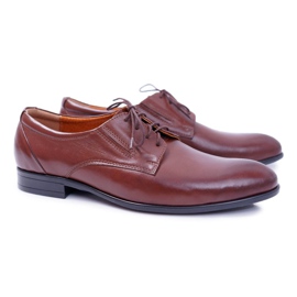 Bednarek Polish Shoes Men's Brogues Bednarek Elegant Leather Brown Radago 1