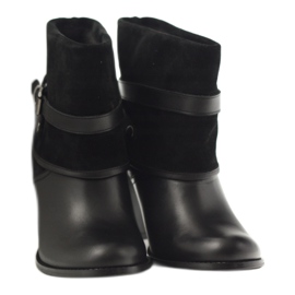 Black classic women's winter boots Edeo 1754 4 Black classic women's winter boots Edeo 1754 4