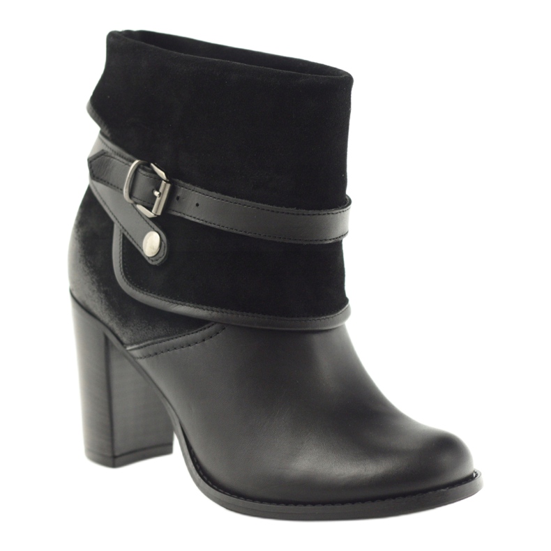 Black classic women's winter boots Edeo 1754 1 Black classic women's winter boots Edeo 1754 1