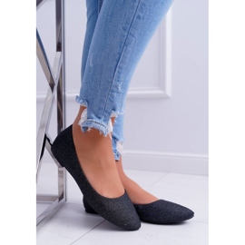 PS1 Women's Ballerinas Glitter Black Fifi 2 PS1 Women's Ballerinas Glitter Black Fifi 2