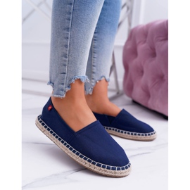 Women's Espadrilles Braided Sole Navy Blue Big Star DD274A151 2 Women's Espadrilles Braided Sole Navy Blue Big Star DD274A151 2