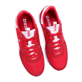 Men's Sport Shoes Big Star Suede Leather Red DD174322 1