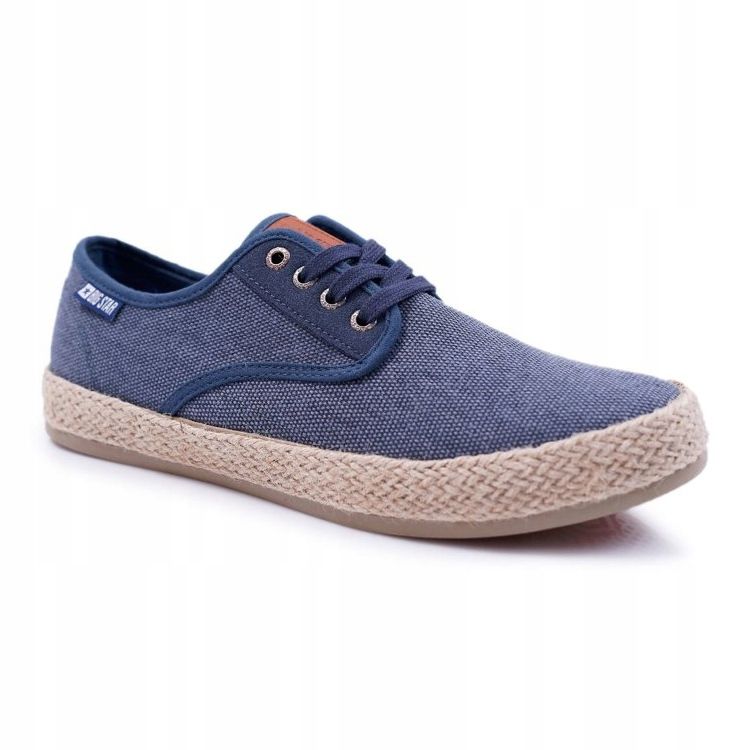 navy blue men's espadrilles