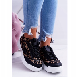 NFR Women's Sport Black Shoes Leopard Faqundo brown multicolored 2