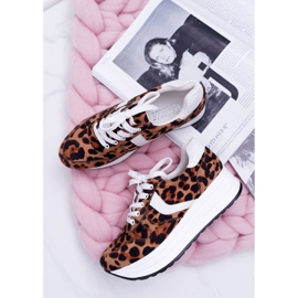 NFR Women's Sport Shoes Leopard SportFreak brown 1