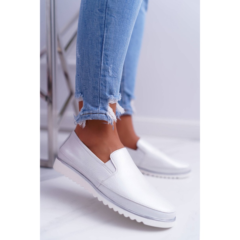 Women's Loafers Sergio Leone Silver Magento grey 1