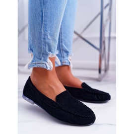 Women's Loafers Sergio Leone Suede Black Winted 1 Women's Loafers Sergio Leone Suede Black Winted 1