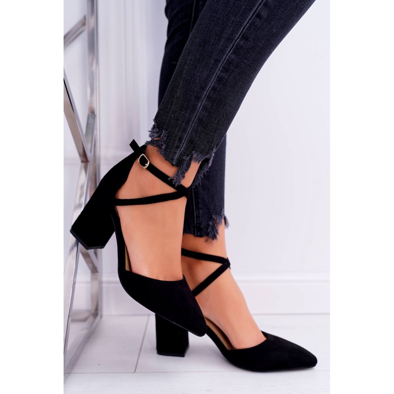 PS1 Women's Pumps On A Heel In Spitz Black Cosmo 2