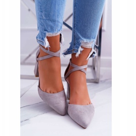PS1 Women's Pumps On A Heel In Spitz Gray Cosmo grey 2
