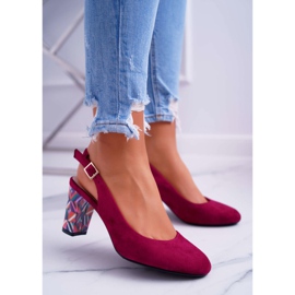 Women's Pumps On A Heel Sergio Leone SK788 Fuchsia Lati pink 1