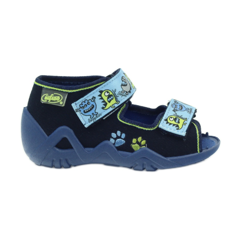 Befado green children's shoes 250P076 blue navy blue 1 Befado green children's shoes 250P076 blue navy blue 1