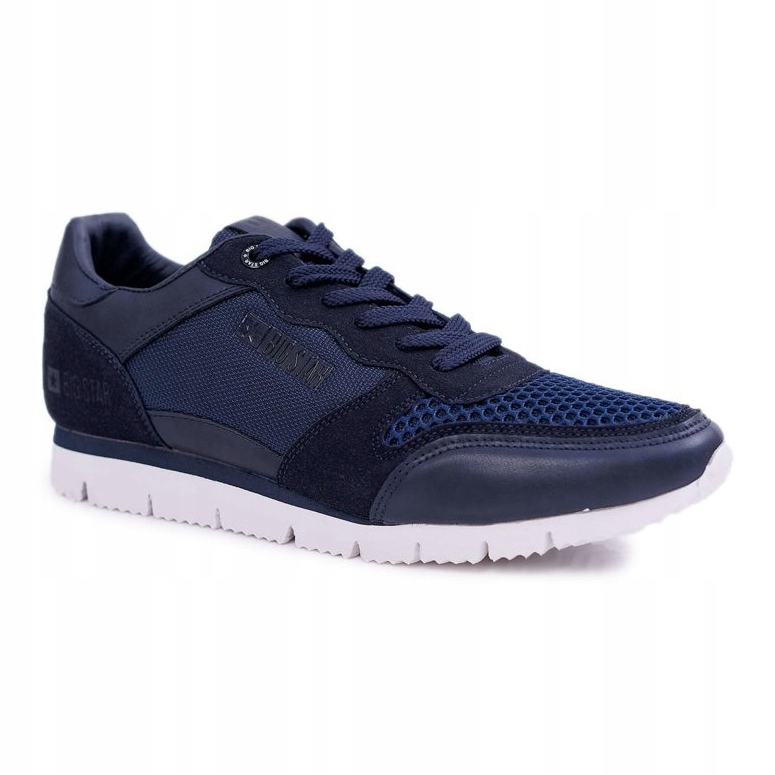 Men's Sport Shoes Big Star Navy Blue DD174108 1 Men's Sport Shoes Big Star Navy Blue DD174108 1