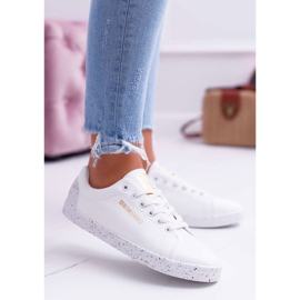 Women's Sneakers Big Star Red Star White AA274A007 1
