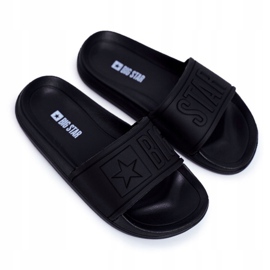 Children's and Youth Big Star Black Slippers DD374157 1