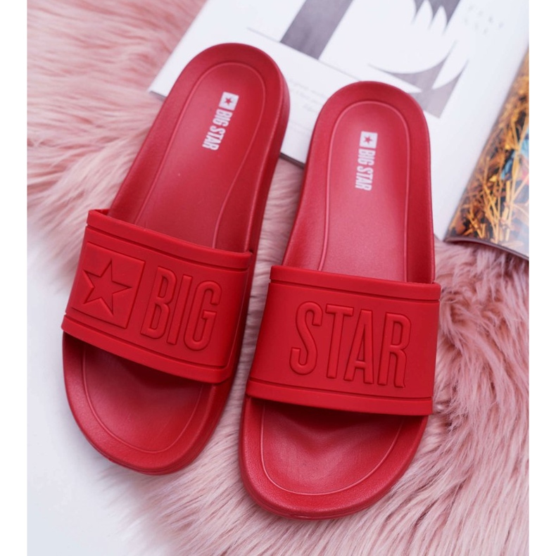 Women's Slippers Big Star Red DD274A270 1