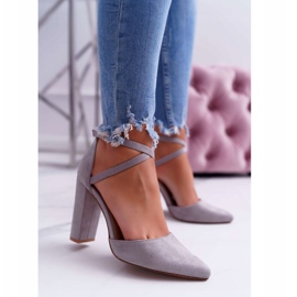 PS1 Women's Pumps On A Heel In Spitz Gray High Traffic grey 1