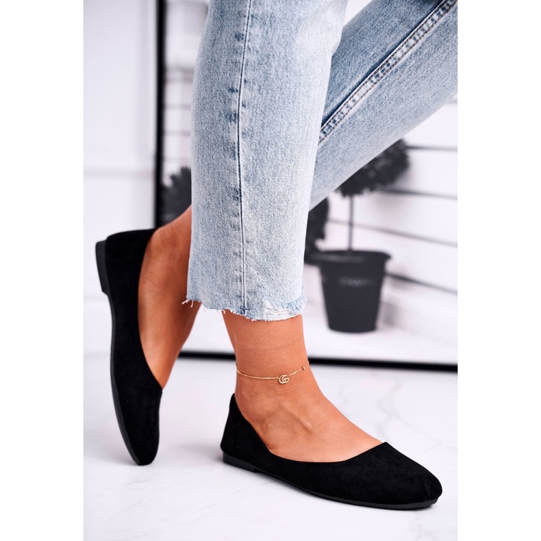 EVE Women's suede ballerinas 9bl02-1031 black lasota 2 EVE Women's suede ballerinas 9bl02-1031 black lasota 2
