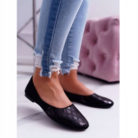 EVE Women's Suede Black Merante Ballerinas 1