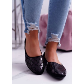 EVE Women's Suede Black Merante Ballerinas 2
