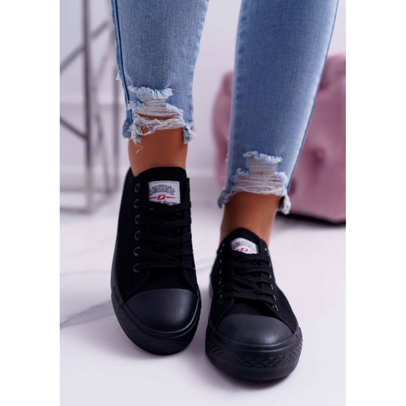 Smith's Black Women's Low Sneakers 2 Smith's Black Women's Low Sneakers 2