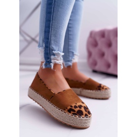 Women's Espadrilles Camel Platform Ringer brown 1