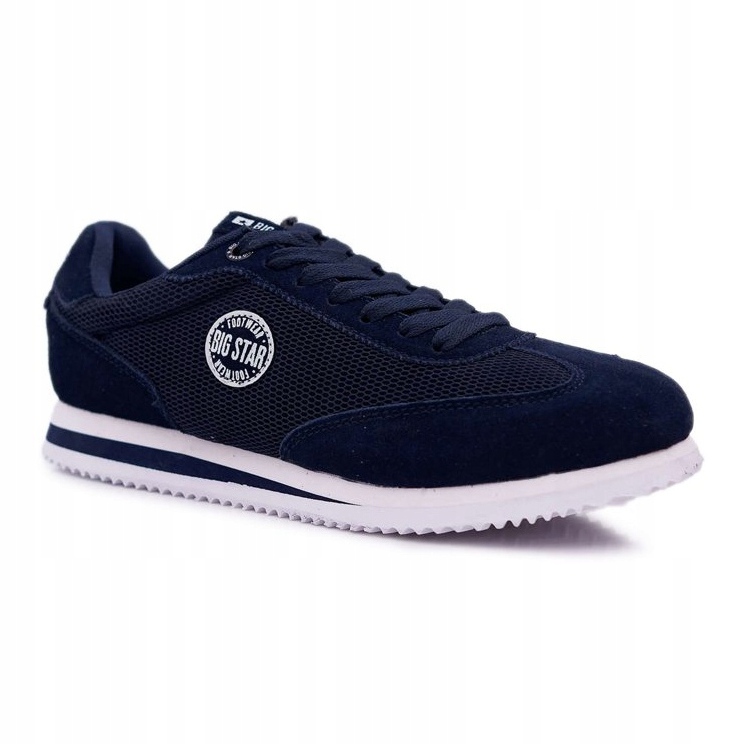 Men's Sport Shoes Big Star Navy Blue DD174087 1