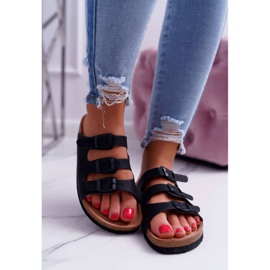 Women's Black Slippers Big Star DD274139 2