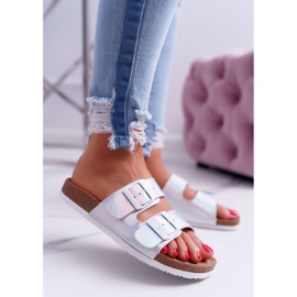 Women's Silver Slippers Big Star DD274134 grey 1