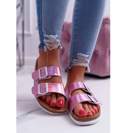 Women's Purple Slippers Big Star DD274136 2