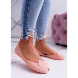 Pink Women's Ballerinas Meliski Hearts Opacify 1