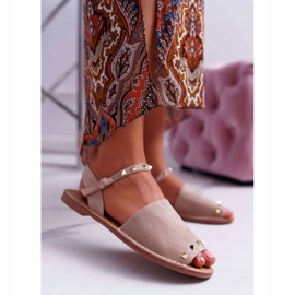 Women's Sandals Lu Boo Suede Beige Silena 1 Women's Sandals Lu Boo Suede Beige Silena 1