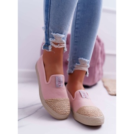 Women's Espadrilles Cross Jeans Pink DD2R4048 2 Women's Espadrilles Cross Jeans Pink DD2R4048 2