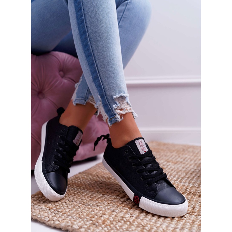 Women's Sneakers Cross Jeans Black DD2R4060 1 Women's Sneakers Cross Jeans Black DD2R4060 1