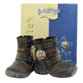 Leather children's boots 91543 Green Bartek 4 Leather children's boots 91543 Green Bartek 4