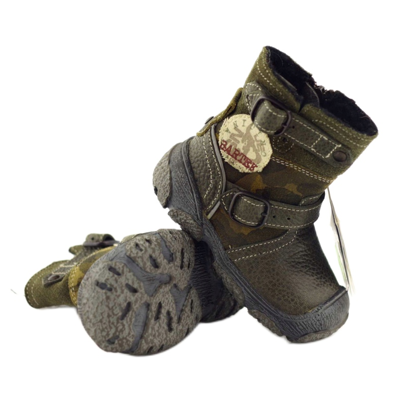 Leather children's boots 91543 Green Bartek 3 Leather children's boots 91543 Green Bartek 3
