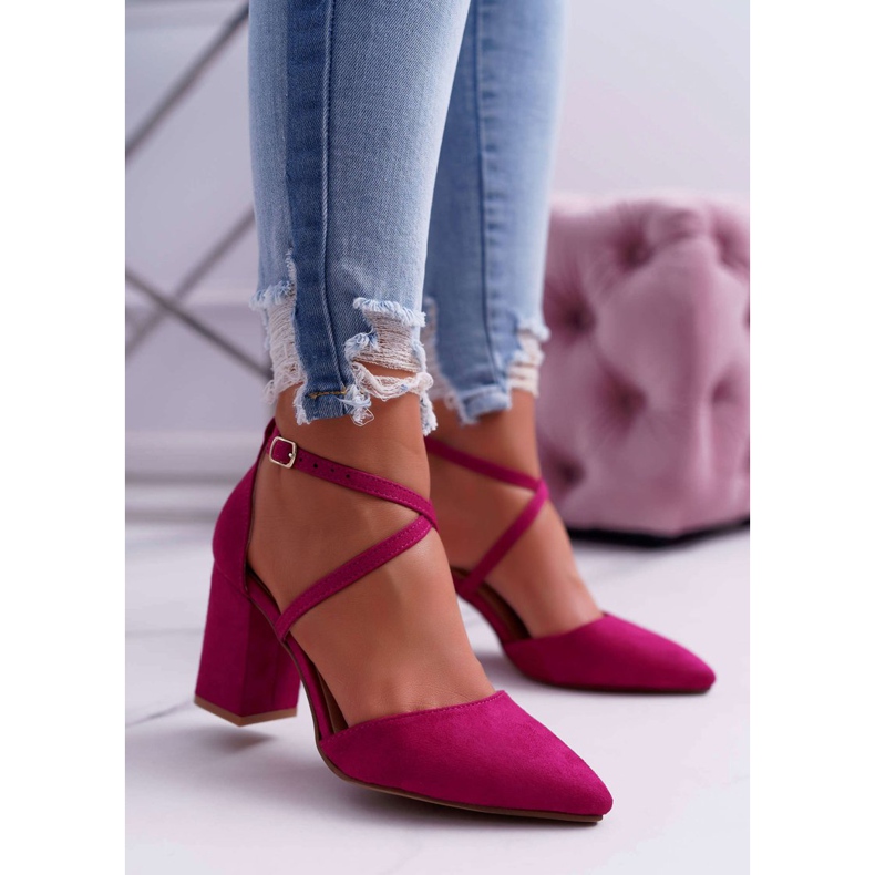 SEA Women's Pumps On A Heel In Spitz Fuchsia Traffic pink 1
