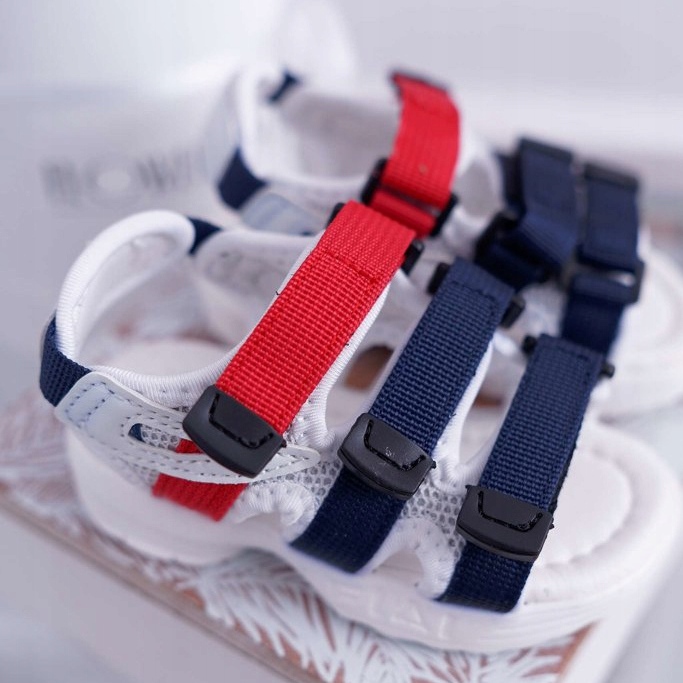 FRROCK Children's Sandals With Velcro For Girls Boys White Fima red navy blue 1 FRROCK Children's Sandals With Velcro For Girls Boys White Fima red navy blue 1