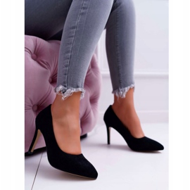 EVE Women's Stilettos Suede In Spitz Black Kiss Me 2
