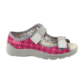 Befado children's shoes 869X138 pink grey 1