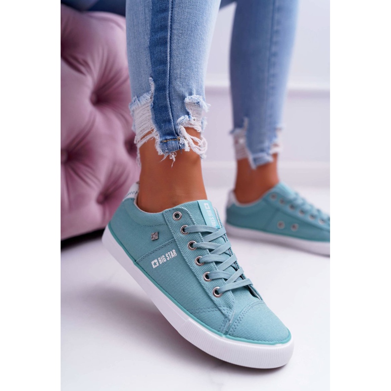 Women's Sneakers Big Star Mint DD274351 green 1 Women's Sneakers Big Star Mint DD274351 green 1